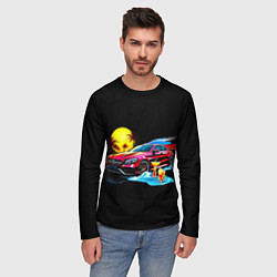 Лонгслив мужской Mercedes amg, цвет: 3D-принт — фото 2