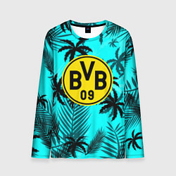 Лонгслив мужской Borussia неоновые тропики гта, цвет: 3D-принт
