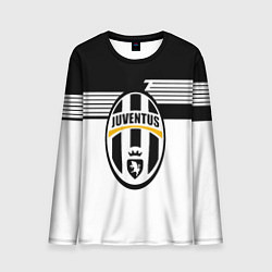 Лонгслив мужской Juventus полосы линии, цвет: 3D-принт