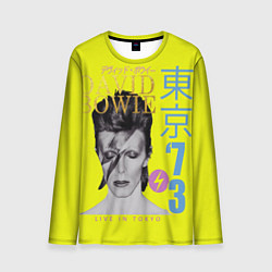 Лонгслив мужской David Bowie 1973, цвет: 3D-принт