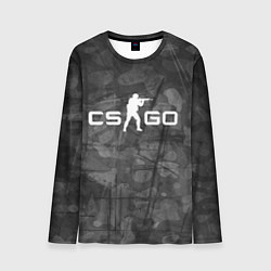 Лонгслив мужской Эмблема CS GO, цвет: 3D-принт