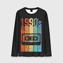 Лонгслив мужской 90ые годы, цвет: 3D-принт