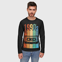 Лонгслив мужской 90ые годы, цвет: 3D-принт — фото 2