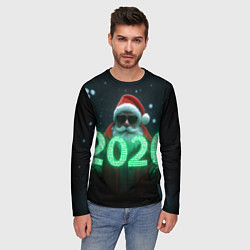 Лонгслив мужской Кибер дед, цвет: 3D-принт — фото 2