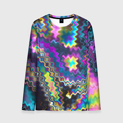 Мужской лонгслив Абстракция переливы