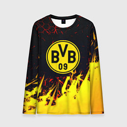 Лонгслив мужской Borussia краски соты, цвет: 3D-принт
