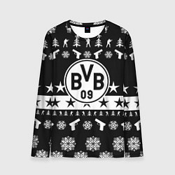 Лонгслив мужской Borussia x counter strike, цвет: 3D-принт