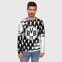 Лонгслив мужской Borussia люди краски, цвет: 3D-принт — фото 2