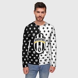 Лонгслив мужской Ювентус x роблокс, цвет: 3D-принт — фото 2