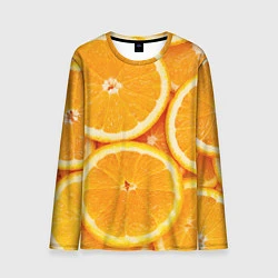 Лонгслив мужской Апельсин, цвет: 3D-принт