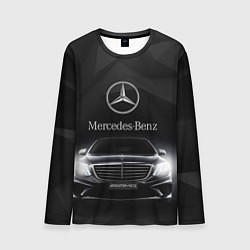 Лонгслив мужской Mercedes, цвет: 3D-принт