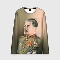 Лонгслив мужской Иосиф Сталин, цвет: 3D-принт
