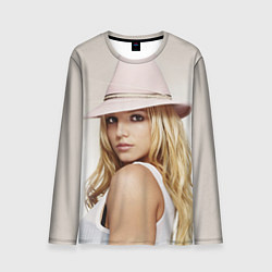 Лонгслив мужской Бритни Спирс в розовой шляпе, цвет: 3D-принт