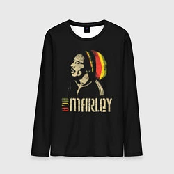 Лонгслив мужской Bob Marley, цвет: 3D-принт