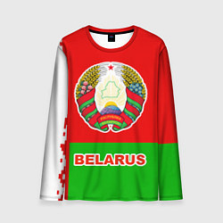 Лонгслив мужской Belarus Patriot, цвет: 3D-принт