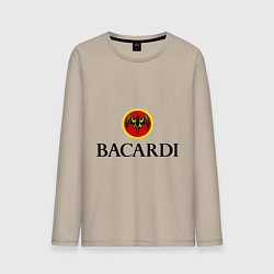 Лонгслив хлопковый мужской Bacardi, цвет: миндальный