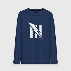 Лонгслив хлопковый мужской Unreal Tournament blue team, цвет: тёмно-синий