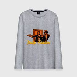 Лонгслив хлопковый мужской Pulp Fiction, цвет: меланж