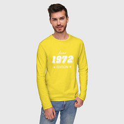 Лонгслив хлопковый мужской Limited Edition 1972, цвет: желтый — фото 2