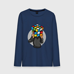 Мужской лонгслив Головоломка Рубика