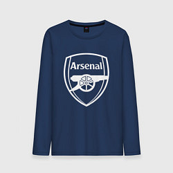 Лонгслив хлопковый мужской FC Arsenal цвета тёмно-синий — фото 1