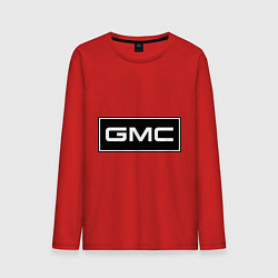 Лонгслив хлопковый мужской GMC logo, цвет: красный