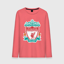 Лонгслив хлопковый мужской Liverpool FC, цвет: коралловый