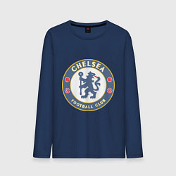 Лонгслив хлопковый мужской Chelsea FC, цвет: тёмно-синий