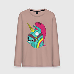 Мужской лонгслив Fortnite радужный надувной единорог