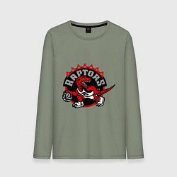 Лонгслив хлопковый мужской Toronto, цвет: авокадо