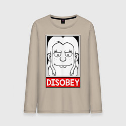 Мужской лонгслив Disenchantment Disobey