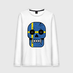 Мужской лонгслив Шведский череп