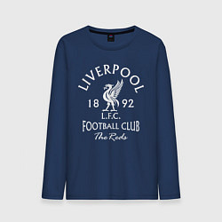 Лонгслив хлопковый мужской Liverpool: Football Club, цвет: тёмно-синий