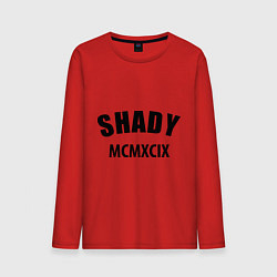 Лонгслив хлопковый мужской Shady MCMXCIX, цвет: красный