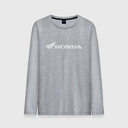 Лонгслив хлопковый мужской HONDA, цвет: меланж