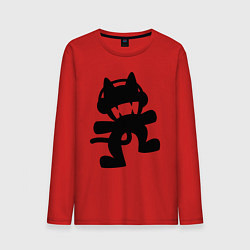 Лонгслив хлопковый мужской MONSTERCAT, цвет: красный