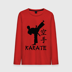 Лонгслив хлопковый мужской Karate craftsmanship, цвет: красный
