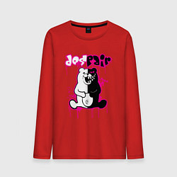 Лонгслив хлопковый мужской MONOKUMA, цвет: красный