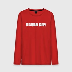 Лонгслив хлопковый мужской GreenDay, цвет: красный