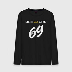 Лонгслив хлопковый мужской Brazzers 69 цвета черный — фото 1