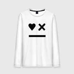 Лонгслив хлопковый мужской LOVE DEATH ROBOTS LDR, цвет: белый