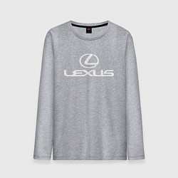 Лонгслив хлопковый мужской LEXUS, цвет: меланж