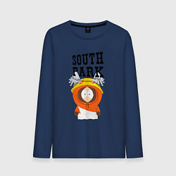 Лонгслив хлопковый мужской South Park Кенни, цвет: тёмно-синий