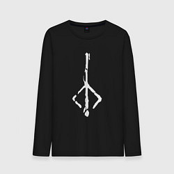 Лонгслив хлопковый мужской BLOODBORNE, цвет: черный