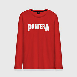 Лонгслив хлопковый мужской PANTERA, цвет: красный