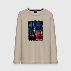 Лонгслив хлопковый мужской Camarilla, цвет: миндальный