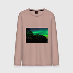 Мужской лонгслив Северное сияние