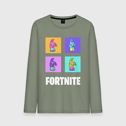 Лонгслив хлопковый мужской Фортнайт поп-ап, цвет: авокадо