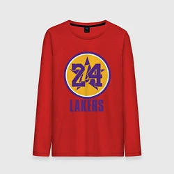 Лонгслив хлопковый мужской 24 Lakers, цвет: красный
