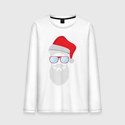 Мужской лонгслив Santa Hipster